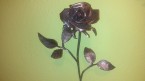 Kovové ruže a svietníky