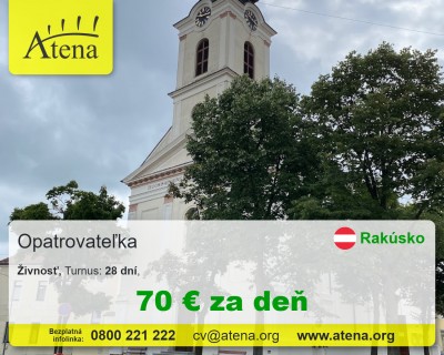 Opatrovatelka, opatrovatel, zdravotna asistentka